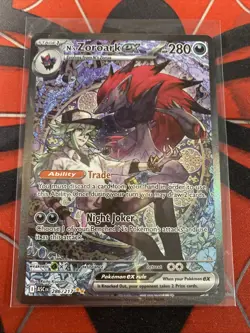 Pokemon N's Zoroark ex 286/217 Special Illustration Rare Ascended Heroes NM/M - Image 1