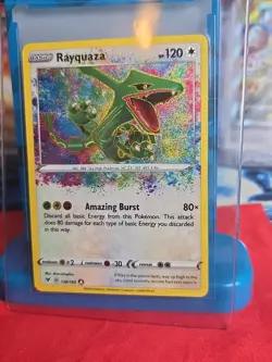 Rayquaza 138/185 Amazing Rare Vivid Voltage 2020 Pokemon Card Near Mint - Image 1