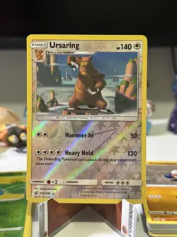Ursaring 172/236 Reverse Holo Rare SM - Cosmic Eclipse Pokemon LP - Image 1
