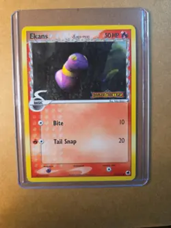Ekans (Delta Species) Reverse Holo Stamp 47/101 Common -Pokemon Dragon Frontiers - Image 1