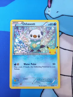 Oshawott 21/25 - Pokemon McDonald's 25th Anniversary Holo, English - Image 1