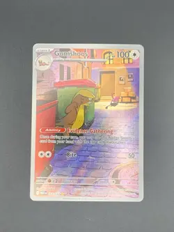 2025 Pokemon Gunshoos Illustration Rare 153/132 Mega Evolution Holo Near Mint - Image 1