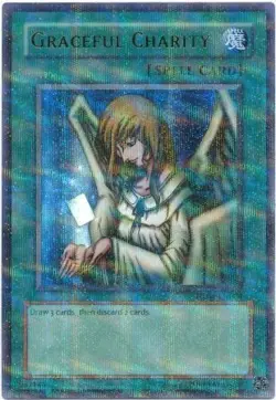 Yugioh! LP Graceful Charity - HL04-EN004 - Parallel Rare - Limited Edition Light - Image 1