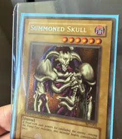 YUGIOH- Summoned Skull - BPT-002 - Secret Rare - Limited Edition (HP-DMG) - Image 2