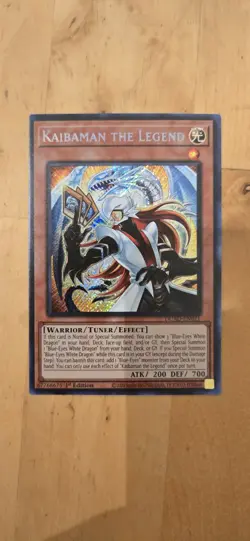 Yugioh Kaibaman The Legend (DUAD-EN021) 1st Edition SECRET RARE HOLO (NEAR MINT) - Image 1