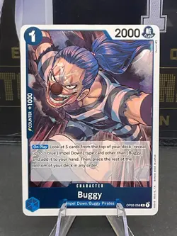 One Piece TCG Buggy OP02-058 Paramount War Foil (R) Rare - Image 1