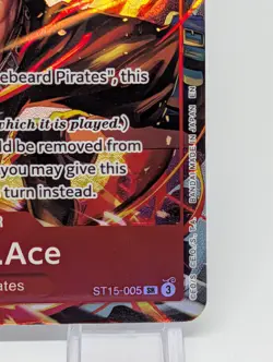 One Piece Illustration Box Vol. 5 Promo Portgas D. Ace ST15-005 SR English NM - Image 5