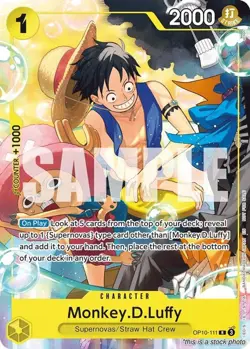 Monkey.D.Luffy [OP-PR - OP10-111] - NM TCG One Piece - Image 1