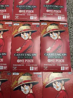 Lot of 15 One Piece OP-13 Carrying On His Will Sleeved Booster Packs Sealed New - Image 5