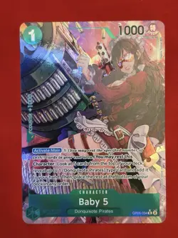 • Baby 5 • OP05-034 Alt Art Holo Awakening of the New Era One Piece TCG NM - Image 1