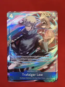 Trafalgar Law - One Piece TCG OP07-047 Seven Warlords of Sea Set English Alt PR - Image 1