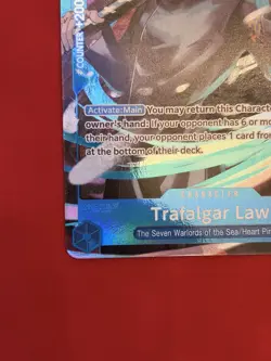 Trafalgar Law - One Piece TCG OP07-047 Seven Warlords of Sea Set English Alt PR - Image 5