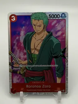 Roronoa Zoro OP01-025 - One Piece TCG - SR Near-Mint Super Rare Foil English - Image 1