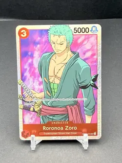 Roronoa Zoro OP01-025 - One Piece TCG - SR Near-Mint Super Rare Foil English - Image 5