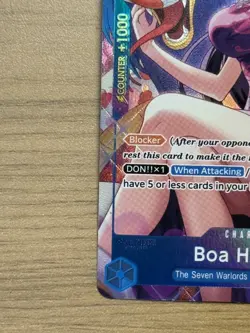 One Piece Boa Hancock OP01-078 SR Alt Art Parallel The Best Vol.1 TCG English - Image 4