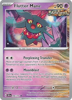 Flutter Mane 096/191 | Surging Sparks | Uncommon | Non Holo | NM Pokemon Card - Image 1