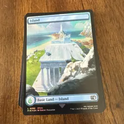 Island #299 FULL ART Final Fantasy Foil NM MTG Magic Card - Image 1