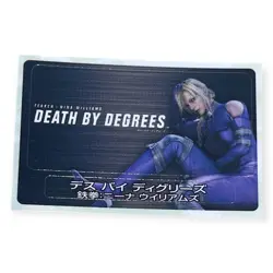 Sony PlayStation 2 PS2 Death by Degrees Tekken Nina Williams Memory Card Sticker - Image 1