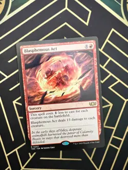 Blasphemous Act NM MTG Commander: Tarkir: Dragonstorm Regular - Image 1