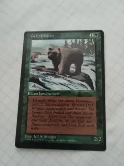 Mtg Grizzly Bear (Grizzlybaren) Fbb German Regular - Some Edge Wear - See Pics - Image 1