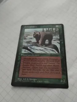 Mtg Grizzly Bear (Grizzlybaren) Fbb German Regular - Some Edge Wear - See Pics - Image 2