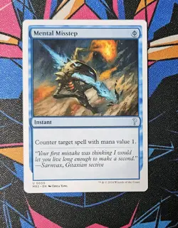 Mental Misstep NM White Border MTG Mystery Booster 2 Unplayed Magic Gathering - Image 1