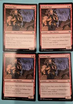 Defiant Ogre x4 Playset - Fate Reforged #096/185 MTG Magic The Gathering - Image 1