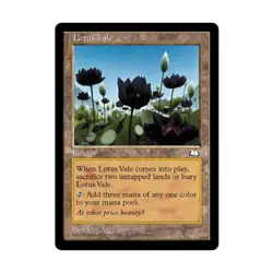 WOTC MtG Weatherlight Lotus Vale (R) EX - Image 1