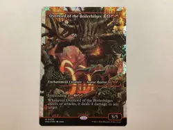 MTG Duskmourn OVERLORD OF THE BOILERBILGES Showcase Fracture Foil NM (BIN) - Image 1
