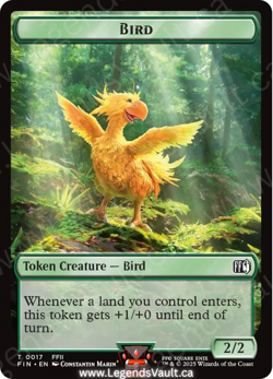 MTG Final Fantasy Bird Token (0016) Wizard Token (0014) - Image 1