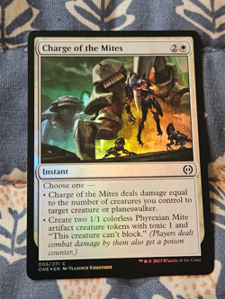 Charge of the Mites FOIL Phyrexia All Will Be One MTG Magic - Image 3