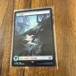 Swamp #302 FULL ART FOIL X1 NM Final Fantasy MTG - Image 1