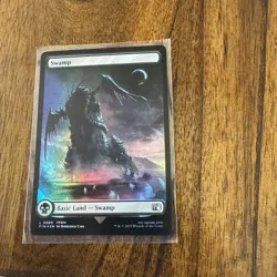 Swamp 0300 (Foil) Full Art - Final Fantasy MTG - NM/M - Image 1