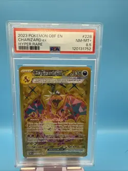 2023 Charzard Ex Hyper Rare Pokemon Paradox Rift 228/197 PSA 8.5 - Image 1