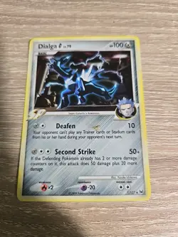 Dialga G - 7/127 - Pokemon Platinum Holo Card LP - Image 1
