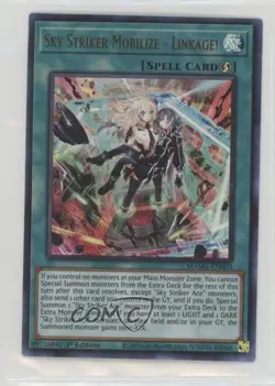 Sky Striker Mobilize - Linkage! 1st Ed. YuGiOh Magnificent Mavens #MAMA-EN003 - Image 1