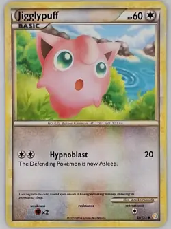 Jigglypuff 68/123 Pokemon - Heartgold and Soulsilver MP - Image 1