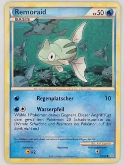 Remoraid 59/95 Pokemon - German HGSS Unleashed MP - Image 1
