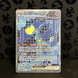 Iron Crown ex 158/131 - Pokemon (Prismatic Evolutions) - NM - SIR - Image 1