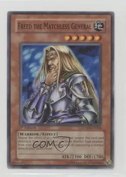Freed The Matchless General 1st Ed. YuGiOh Warriors' Strike Structure Deck 2009 - Image 1