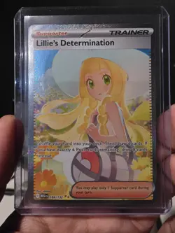 Pokemon TCG Lillie's Determination Mega Evolution 184/132 SIR NM - Image 1