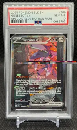 PSA 10 Genesect ex 169/086 Sv: Black Bolt Special Illustration Rare Holo EN 2025 - Image 1