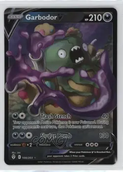 Garbodor V Pokemon Sword & Shield Evolving Skies #100 - Image 1