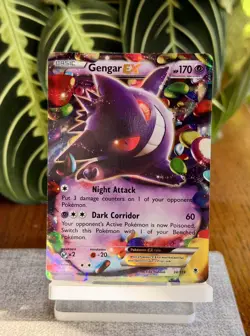 Pokemon Gengar EX Ultra Rare Holo 34/119 XY-Phantom Forces NM - Image 1