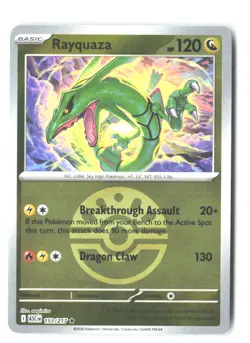 RAYQUAZA (FRIEND BALL) 153/217 Rare Ascended Heroes Reverse Holo NM - Image 2