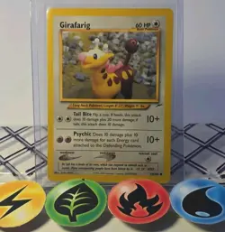 Pokemon TCG Girafarig 66/105 Neo Destiny Regular 2000 MP - Image 1