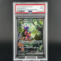 Pokemon TCG Koraidon ex 247/198 SV01 Scarlet & Violet SIR Holo Eng PSA 9 - Image 1