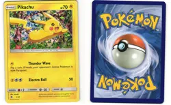 Pikachu Holo Pokemon TCG McDonald's Promos 2017 005/012 MP - Image 3