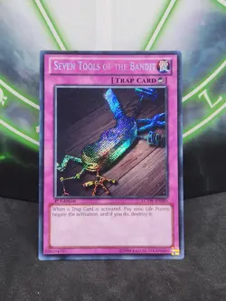 Yugioh Seven Tools of the Bandit LCYW-EN089 Secret Rare 1st Edition NM - Image 1