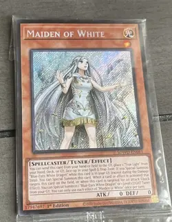 Yugioh Maiden of White SDWD-EN041 Ultra Rare 1st Edition NM - Image 2